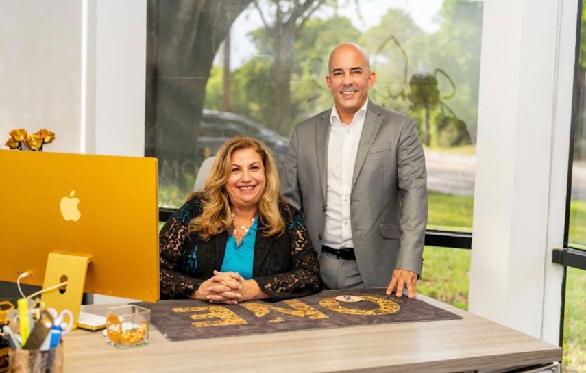 Osmany Sisto y Marietta Díaz.