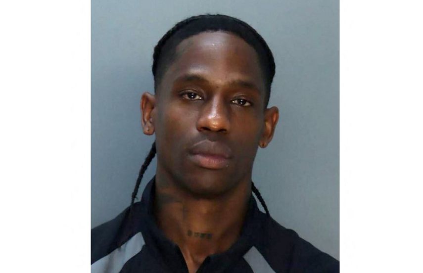 Esta fotografía de reserva del 20 de junio de 2024 obtenida de Correcciones y Rehabilitación del Condado de Miami-Dade en Miami, Florida, muestra a Jacques Bermon Webster II, conocido profesionalmente como Travis Scott.&nbsp;