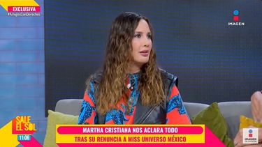 Martha Cristiana durante una entrevista en el programa Sale el Sol.&nbsp;