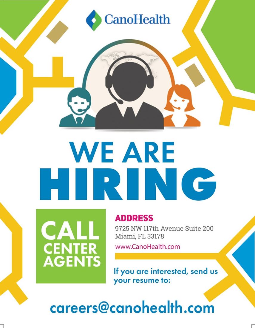 La empresa Cano Health ofrece empleos a la comunidad.&nbsp;