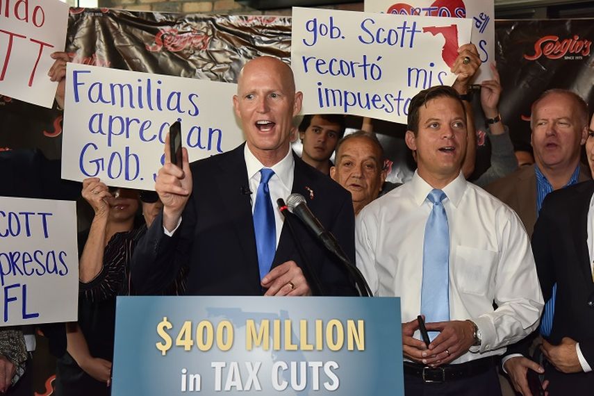 A través de  una gira por varias ciudades, el gobernador de Florida explicó que el alcance de este beneficio llegará hasta los bolsillos de muchas familias en el estado. (GISELLE SANTALUCCI)