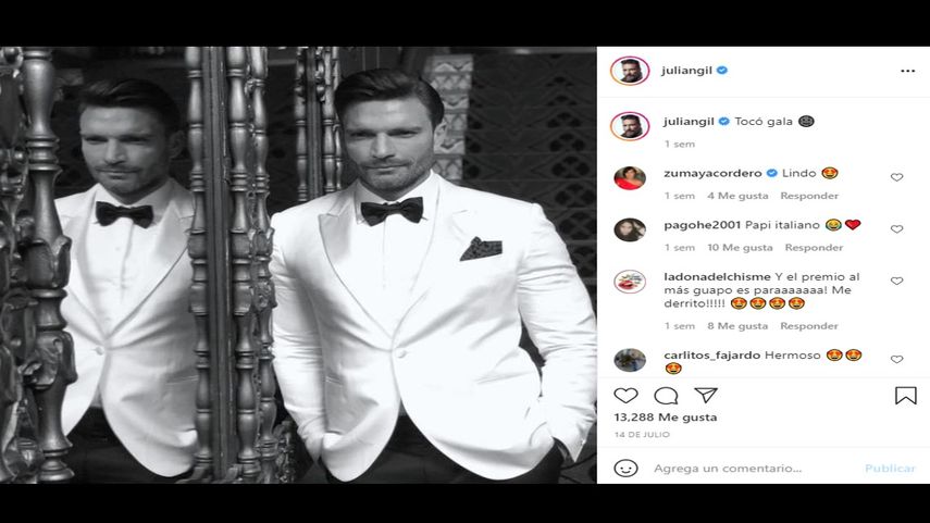 El actor Julián Gil.