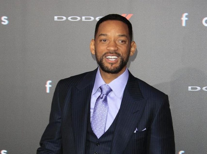 El actor estadounidense Will Smith posa durante el preestreno en Los Angeles del filme Focus. (EFE).  