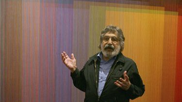 La obra de Cruz-Diez es ampliamente conocida por sus experimentos con el color, la forma y los efectos ópticos, representados a través de enormes instalaciones, así como murales grandes y pequeños.