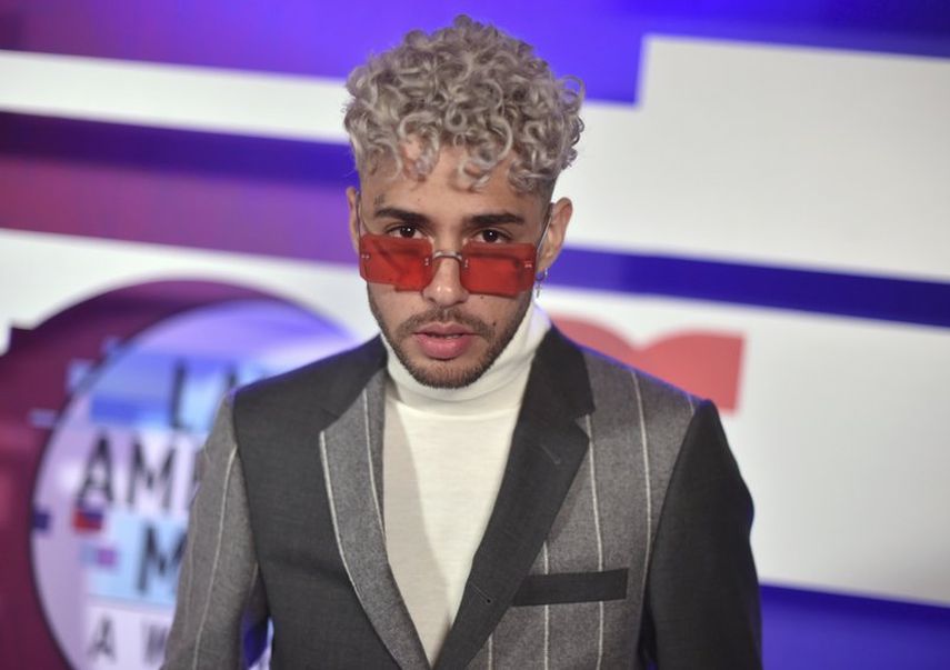 En esta foto del 17 de octubre de 2019, Dalex posa en la ceremonia de los Latin American Music Awards en Los &Aacute;ngeles.&nbsp;