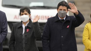 El expresidente peruano Pedro Castillo y su esposa, Lilia Paredes