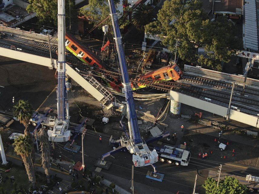 Atribuyen a falla estructural accidente en metro de México
