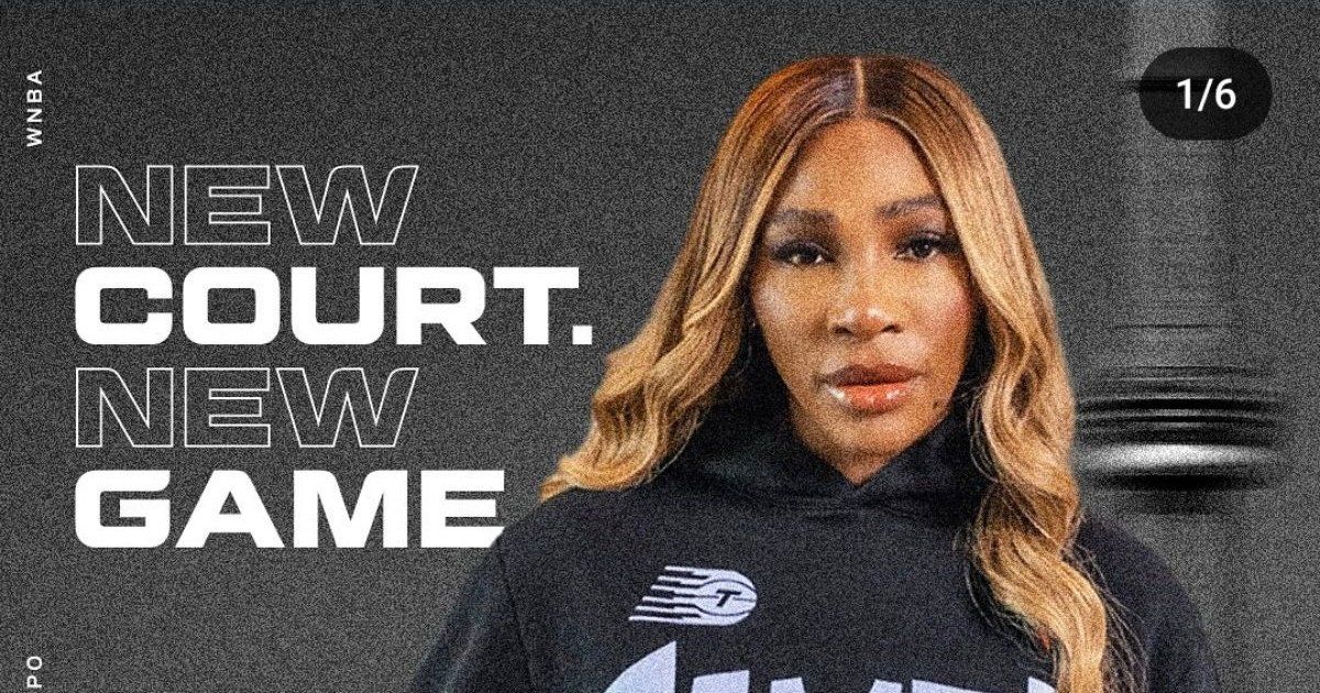 Serena Williams se une a Toronto Tempo, el primer equipo canadiense de la WNBA