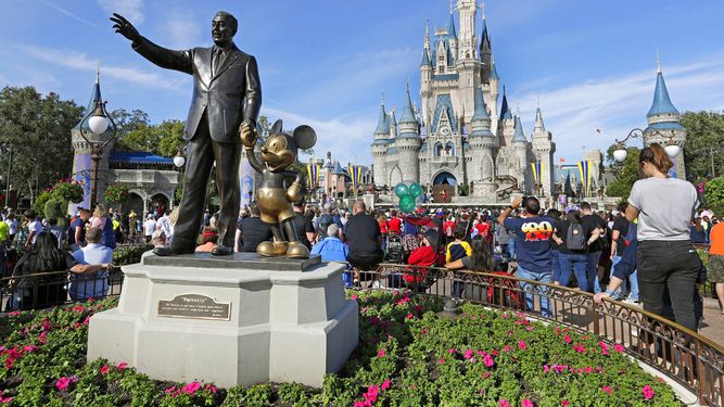 Imagen de uno de los emblemáticos parques de Walt Disney.