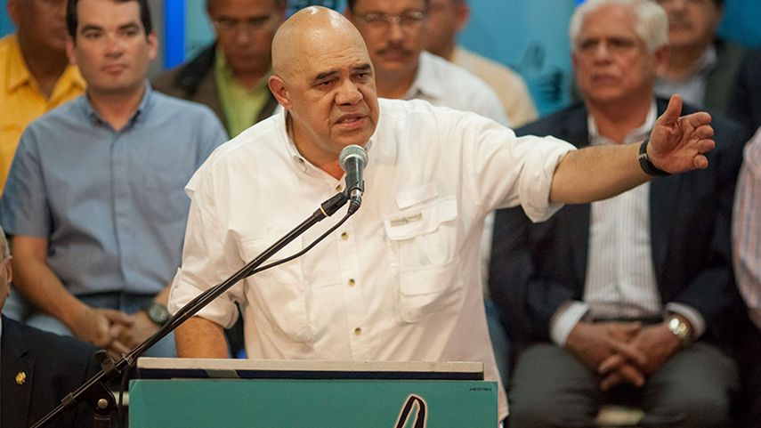 Jesús (Chuo) Torrealba junto a los líderes de la oposición están vigilantes de cada detalle de la campaña electoral (ARCHIVO)