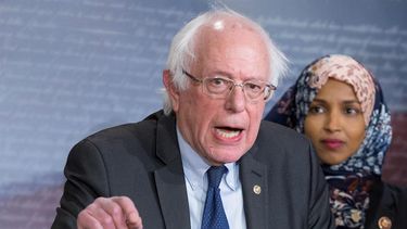 El&nbsp;senador Bernie Sanders de 77 años.&nbsp;