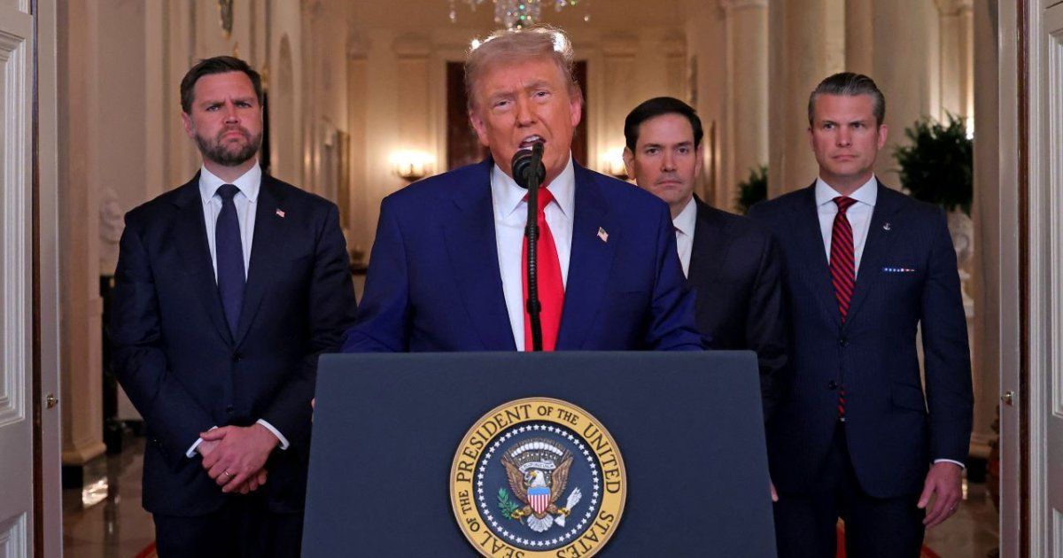 Trump califica de “muy débil” el ataque de Irán a base estadounidense