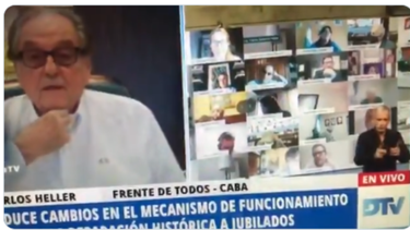 La sesión virtual del congreso Argentino fue escenario de la conducta indecorosa de un diputado oficialista. 