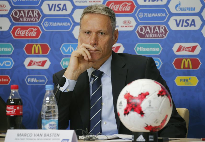 El jefe de desarrollo técnico de la FIFA, el holandés&nbsp;Marco&nbsp;van&nbsp;Basten.&nbsp;