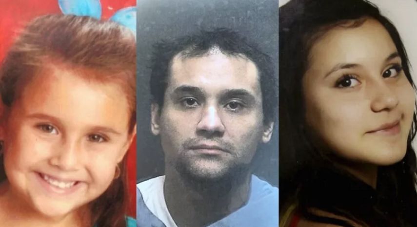 Isabel Celis, de 6 años, desaparecida en 2012;&nbsp;Christopher Clements (36)&nbsp; presunto asesino y&nbsp;Maribel Gonzales, de 14, desaparecida en 2014.&nbsp;
