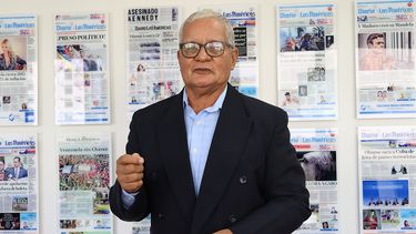 El precandidato a la presidencia de Nicaragua Luis Fley, conocido como Comandante Johnson.