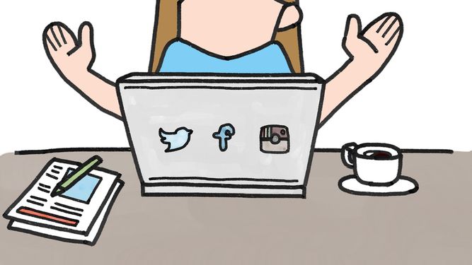 Redes sociales. Imagen referencial.