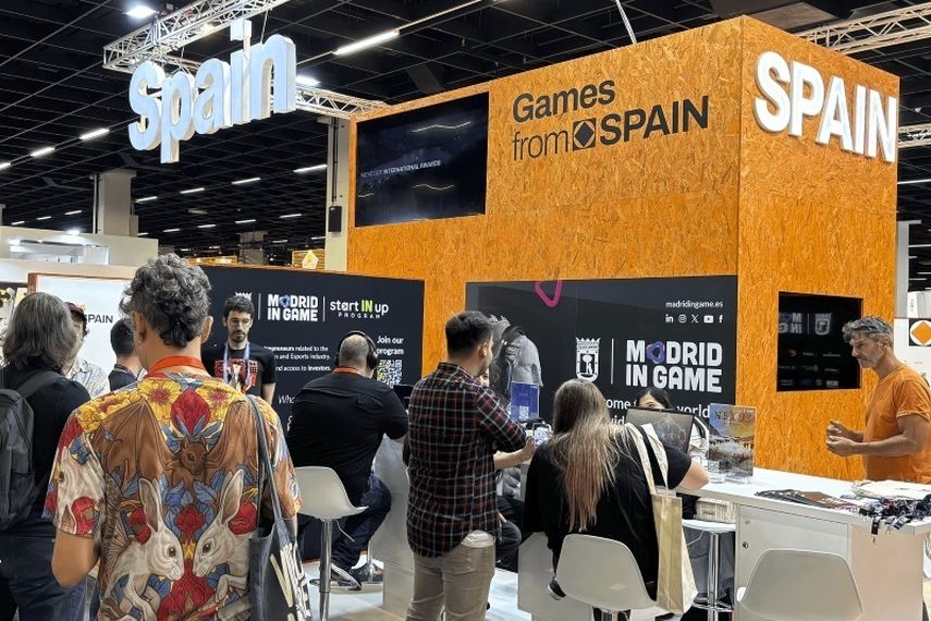 Stand de Madrid in Game en la Gamescom de 2024