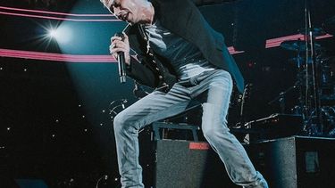 El cantante Marc Anthony durante su concierto en Miami. 