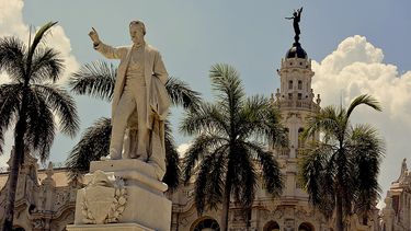 Estatua de José Martí en La Habana, Cuba.&nbsp;
