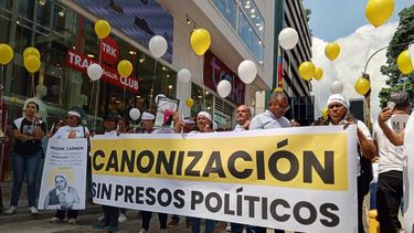 En septiembre, durante la protesta ante la embajada de Italia en Caracas, abogaron por una Canonización sin presos políticos. Esto ante la próxima ceremonia de los primeros santos venezolanos: el doctor José Gregorio Hernández y la madre Carmen Rendiles.