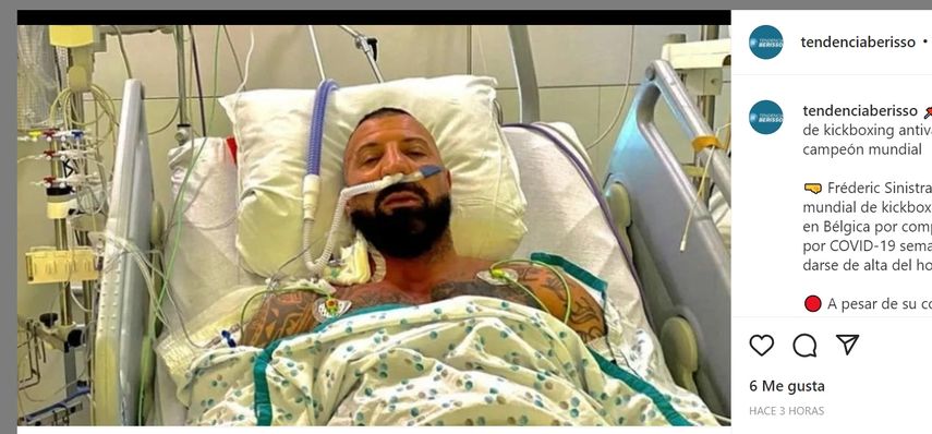El campeón Mundial de Kickboxing, Fréderic Sinistra falleció de COVID-19 en su hogar al no tener vacunas en su sistema