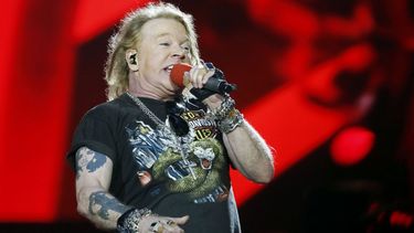 El cantante del grupo Guns N Roses, Axl Rose.
