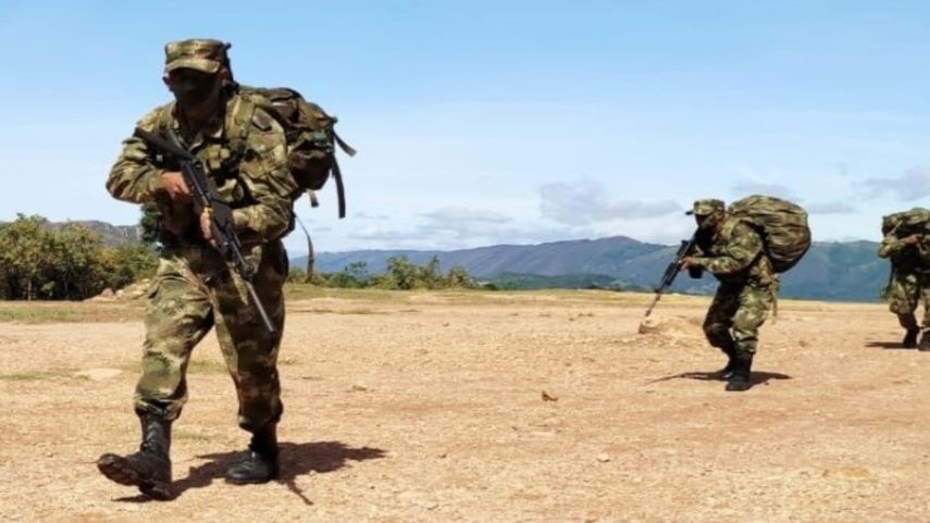 Militares de las Fuerzas Armadas de Colombia.