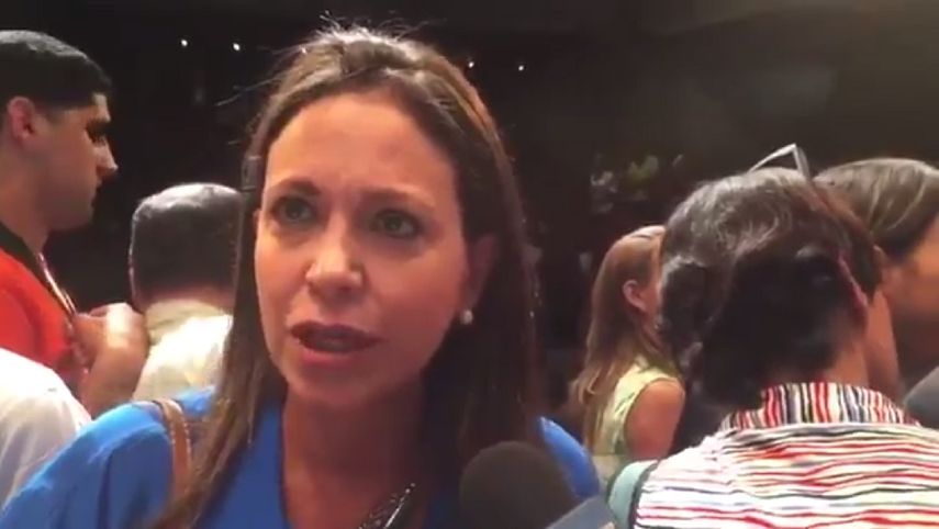 María Corina Machado, coordinadora del movimiento político Vente Venezuela.