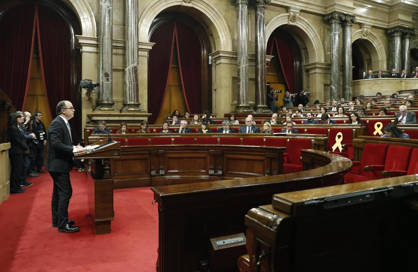 El candidato a la presidencia de la Generalitat, Jordi Turull.&nbsp;