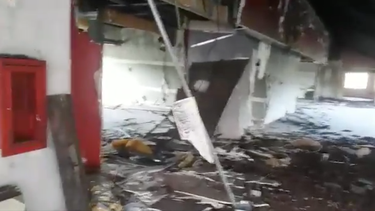 Una captura de pantalla del video compartido por Emill Brandt Ulloa donde se muestra el estado de abandono del antiguo centro del CIED, en Venezuela.&nbsp;