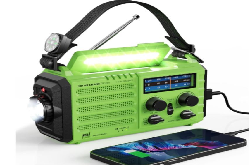 Radio portátil con muchas funciones