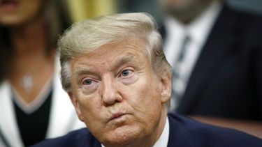 El presidente Donald Trump, durante un acto en la Casa Blanca.