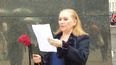 Imagen de la venezolana Maylin Silva durante un acto político en abril de 2011. Silva acaba de ser condenada en Miami a 30 meses de prisión por fraude migratorio e intento de fuga.