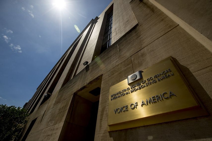 Sede de la Voz de Am&eacute;rica en Washington, en foto del 15 de junio del 2020. Hay quienes temen que una nueva jefatura convierta esa organizaci&oacute;n en un instrumento propagand&iacute;stico del gobierno de Donald Trump.&nbsp;