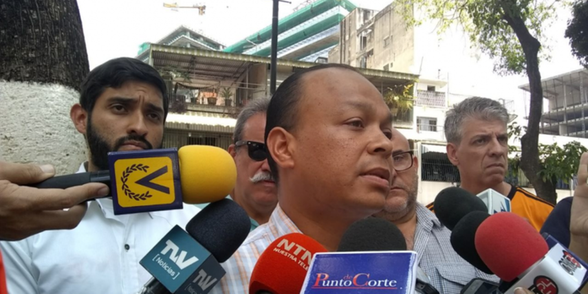 El dirigente de Voluntad Popular (VP), Tadeo Rada.