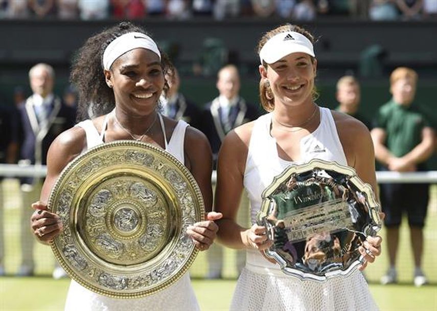 Según Serena, Muguruza estará recogiendo muy pronto el trofeo de Wimbledon. (EFE)