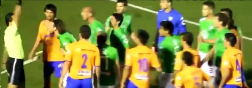 VIDEO: 12 expulsados y brutal pelea en el fútbol argentino