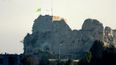 La bandera israelí ondea sobre el castillo cruzado de Beaufort, en el sur de Líbano La bandera israelí ondea sobre el castillo cruzado de Beaufort, en el sur de Líbano