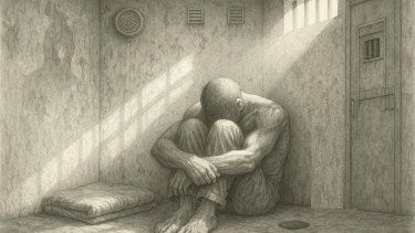 Imagen creada para mostrar parte del calvario de los presos políticos en Venezuela.&nbsp;