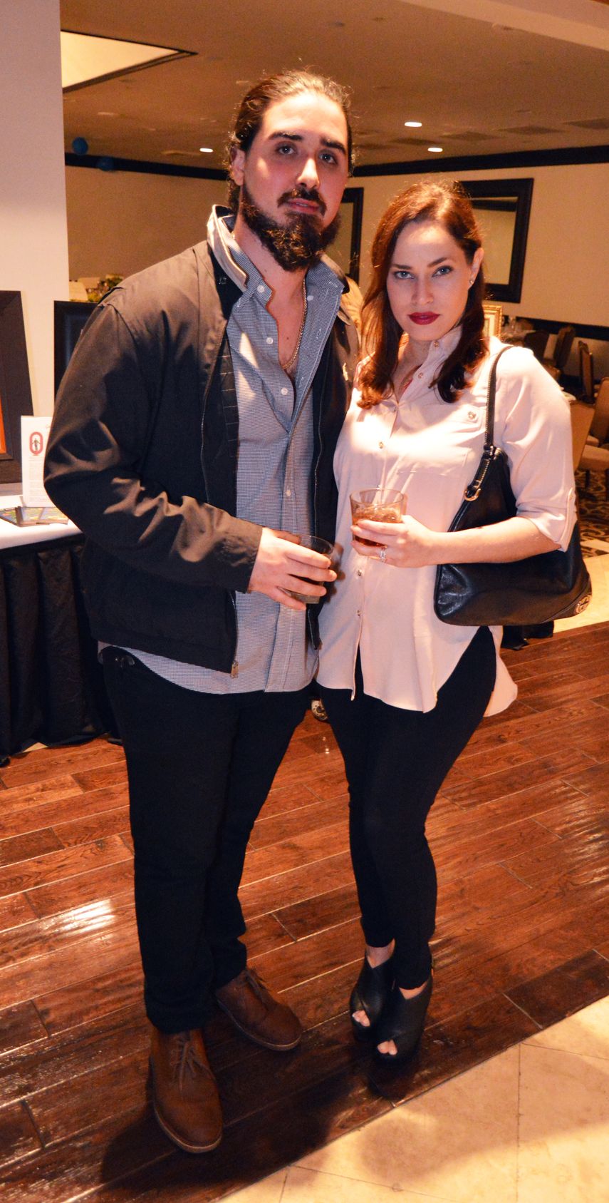 Los artistas Joey y Rebeca Díez