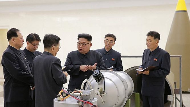 El ensayo nuclear es el más potente realizado hasta la fecha por Corea  del Norte. Ya antes de que el régimen de Kim Jong-un anunciara la  exitosa prueba de una bomba de hidrógeno