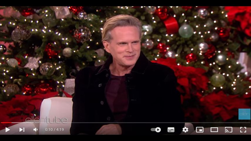 El actor Cary Elwes en una entrevista en el programa The Ellen Show. &nbsp;