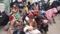Los migrantes venezolanos se reúnen después de cruzar ilegalmente la frontera entre Bolivia y Chile en Colchane, Chile, el 3 de febrero de 2021. Los migrantes venezolanos se reúnen después de cruzar ilegalmente la frontera entre Bolivia y Chile en Colchane, Chile, el 3 de febrero de 2021.