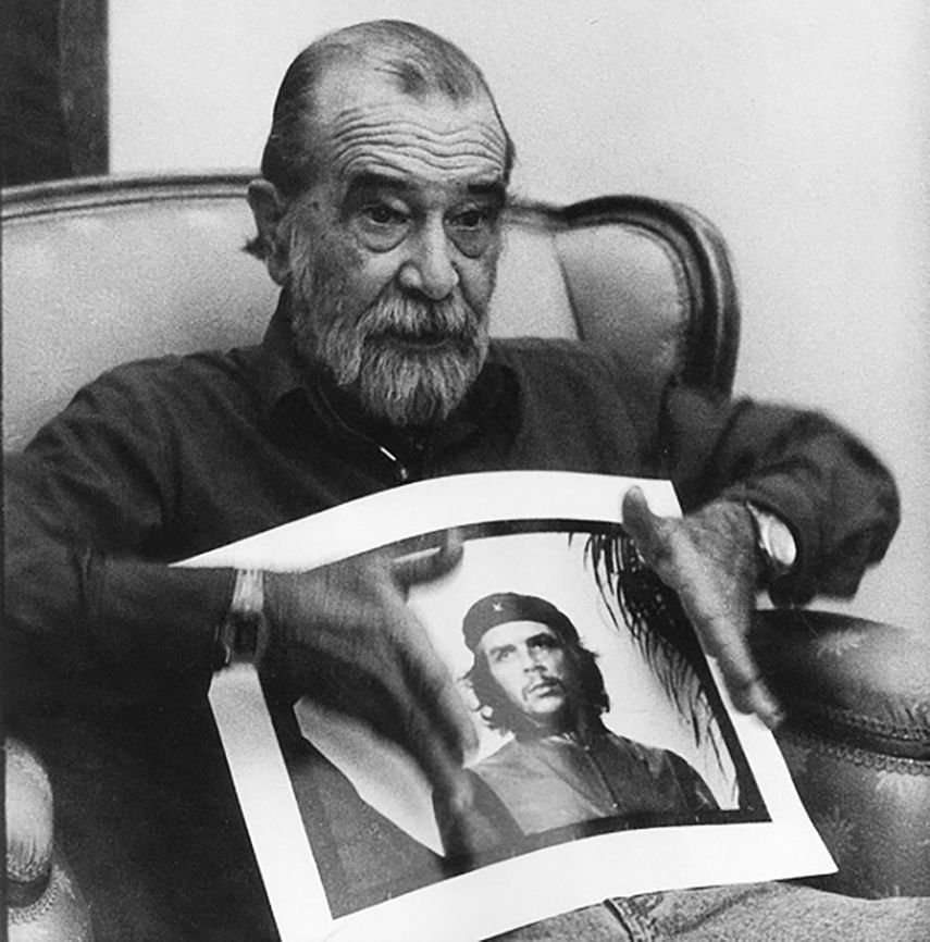 Korda muestra la imagen del Che que fue capturada en 1960 en un entierro de las víctimas de la explosión de La Coubre. (CORTESÍA).
