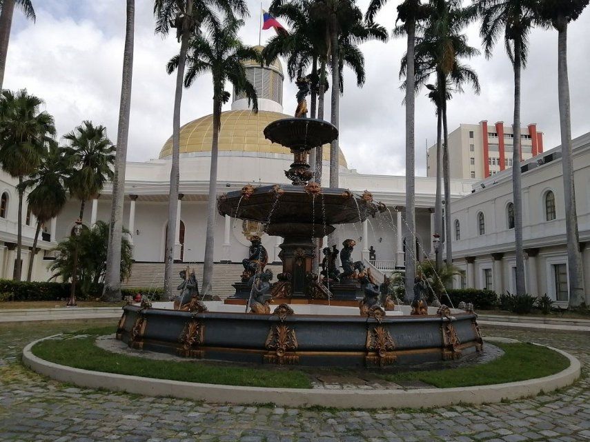 Palacio Federal Legislativo, sede de la Asamblea Nacional de Venezuela.