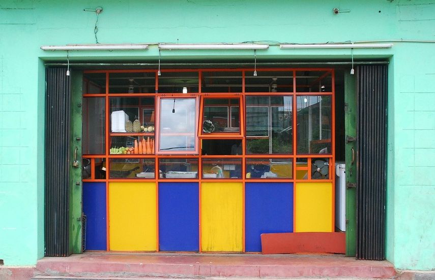 Un puesto de venta de comida en Cuba.&nbsp;