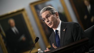 El secretario del Tesoro, Scott Bessent, durante una audiencia en el Congreso de Estados Unidos.