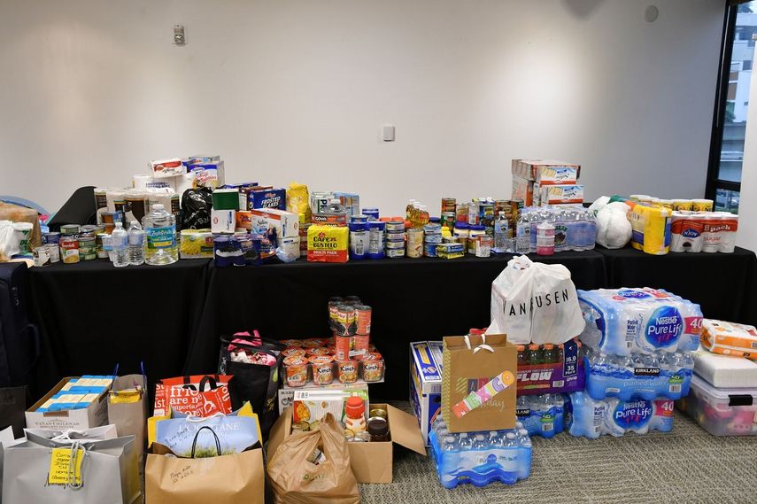 Donaciones que han sido recibidas en el Consulado de México.