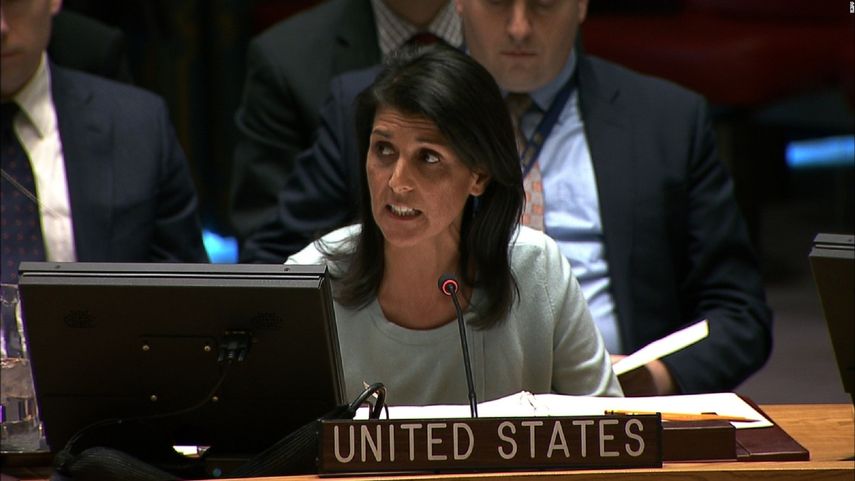 Días  atrás, la embajadora estadounidense ante la ONU aseguró que se van a examinar  medidas adicionales para exigir responsabilidades al Ejecutivo de  Nicolás Maduro.